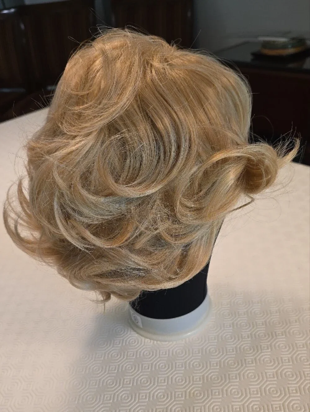 Design Studio Short Layered Lace Front Wig in Golden Blonde